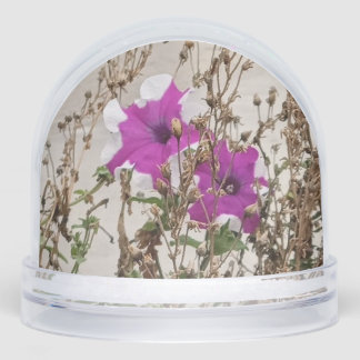 Flowers Photo and Painting Snowglobe