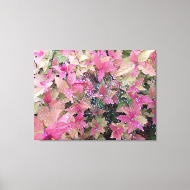 Flowers photo canvas print (Front)