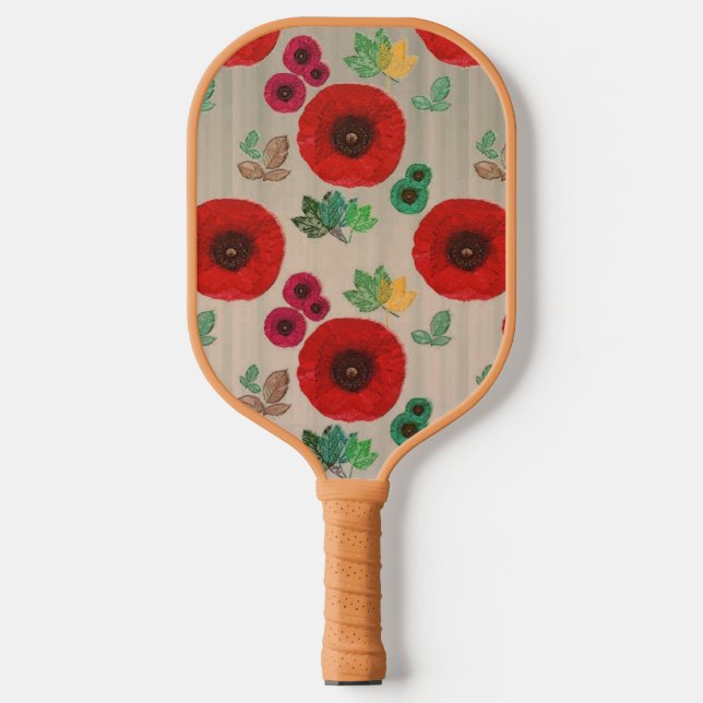Flowers Pickleball Paddle (Front)