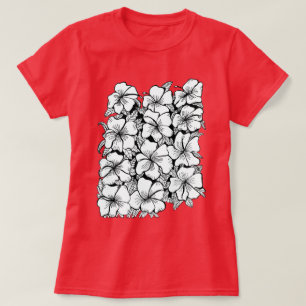 Flowers Pink Red T-Shirt