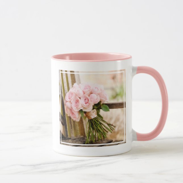 Flowers | Pink Rose Bouquet Mug (Right)