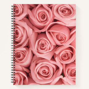 Flowers   Pink Roses Notebook
