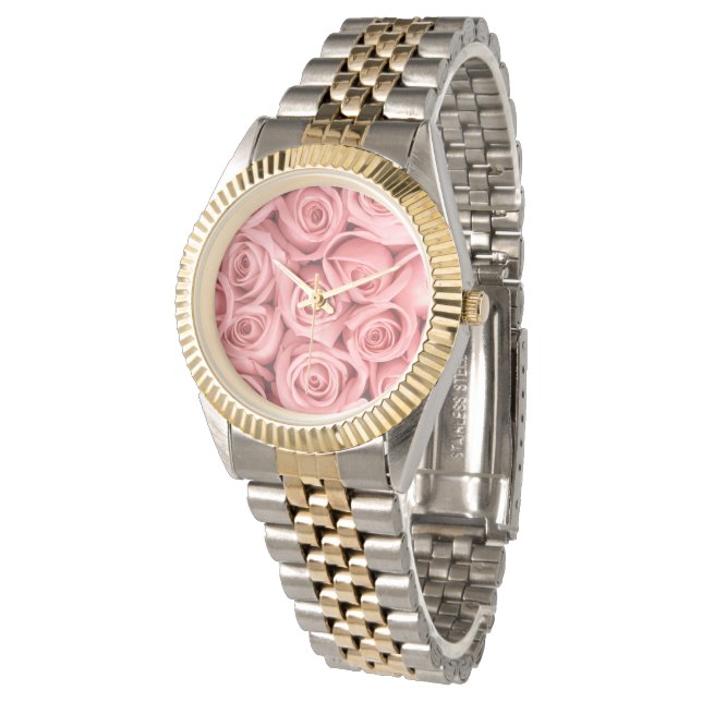 Flowers | Pink Roses Watch (Angled)