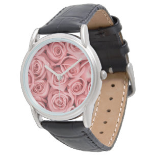Flowers   Pink Roses Watch