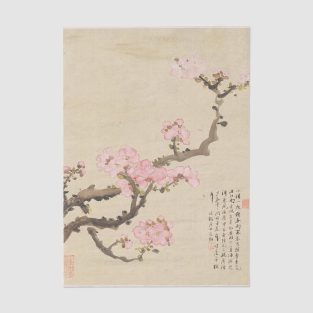 Flowers Pl. 02 by Liang Yuwei Tissue Paper (Front)