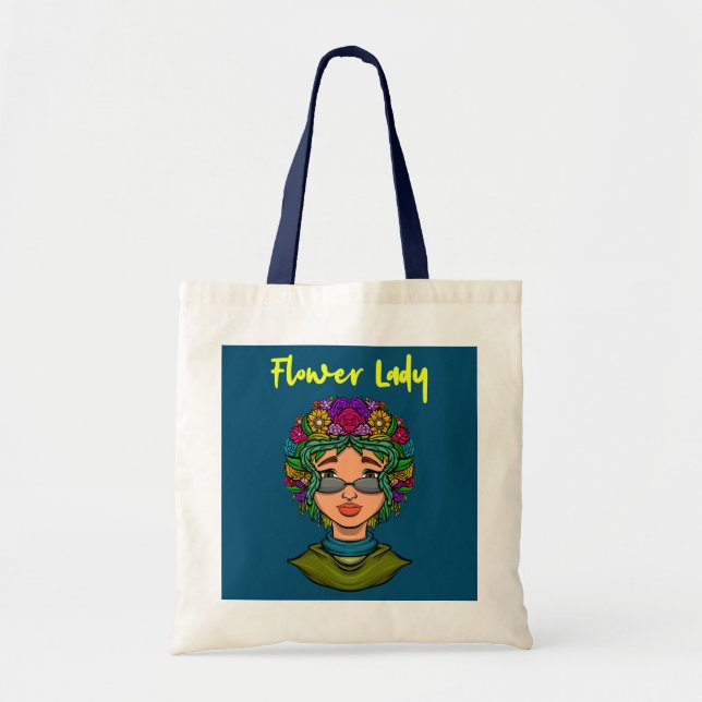 Flowers Plant Lover Flower Lady Florist  Tote Bag (Front)