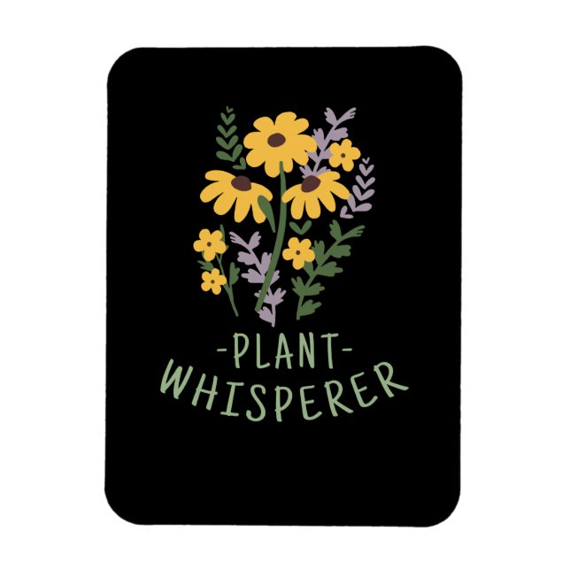 Flowers - Plant Whisperer Magnet (Vertical)