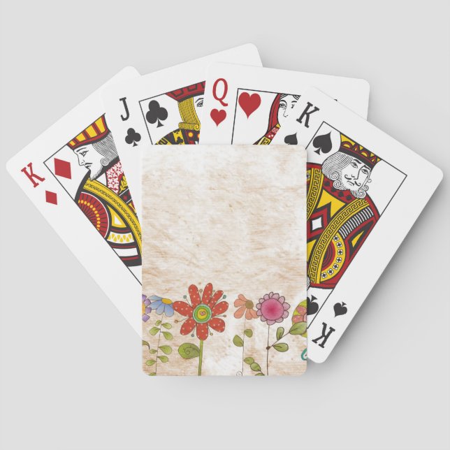 Flowers Playing Cards (Back)