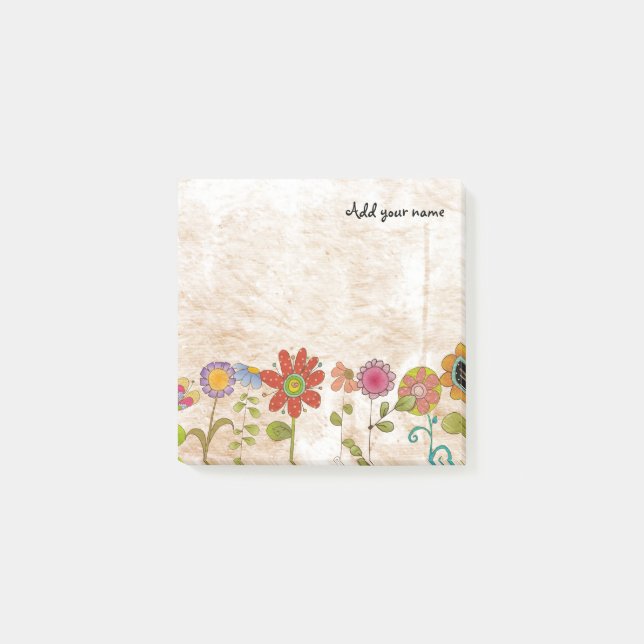 Flowers Post-it Notes (Front)