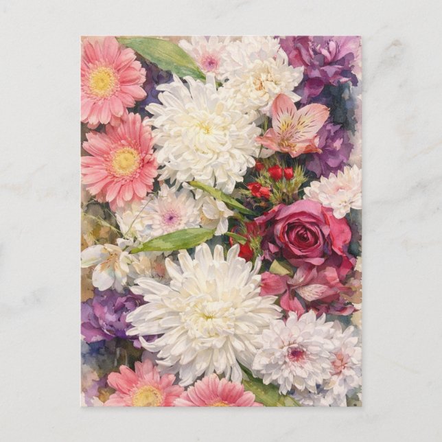 Flowers Postcard (Front)