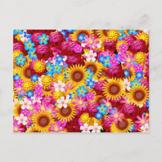 Flowers postcard