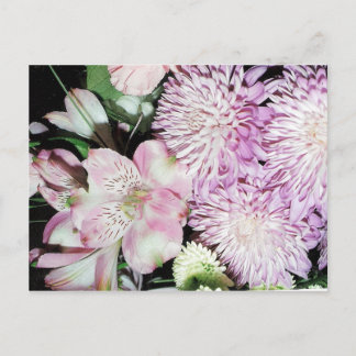 Flowers postcard