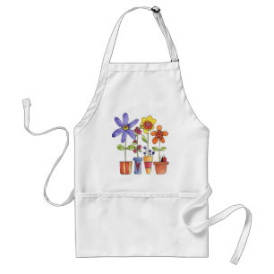 Flowers pots standard apron