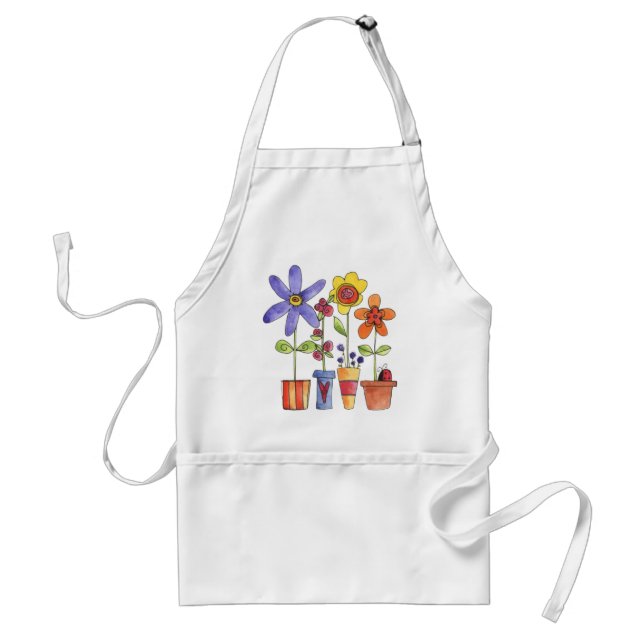 Flowers pots standard apron (Front)