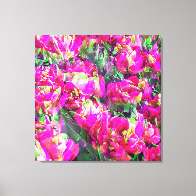 Flowers Power 17 Canvas Print (Front)