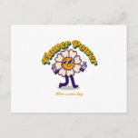 Flowers Power - Have A Nice Day funny Postcard<br><div class="desc">The funny design titled flowers - have a nice day. With a lot of humour,  fun and happiness through life go with this cool flowers power - have a nice day motif.</div>