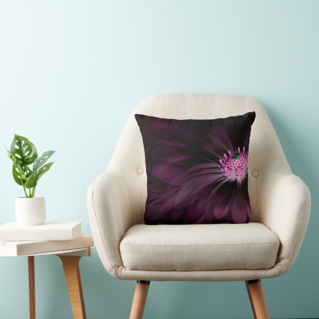 Flowers | Purple Daisy Cushion (Chair)