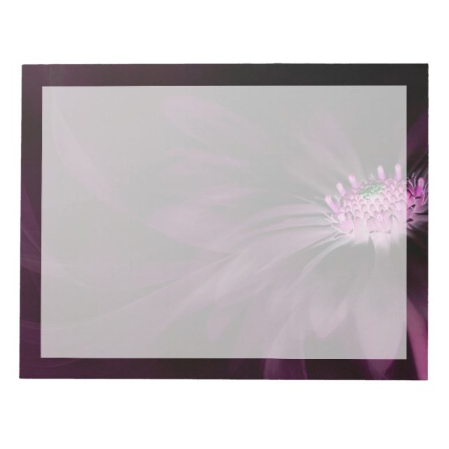 Flowers | Purple Daisy Notepad (Front)
