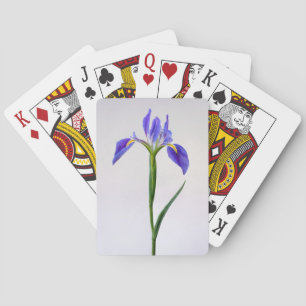 Flowers Purple Iris Flower Playing Cards