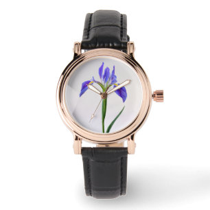 Flowers Purple Iris Flower Watch