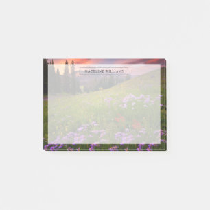 Flowers Purple Wildflowers Colorado Post-it Notes