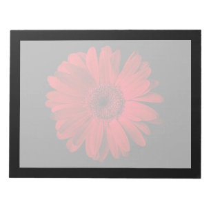 Flowers Red Gerbera Daisy Notepad