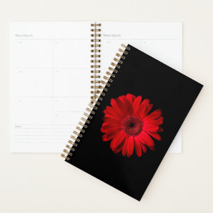 Flowers Red Gerbera Daisy Planner