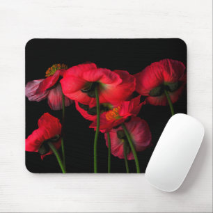Flowers   Red Poppies Mouse Mat