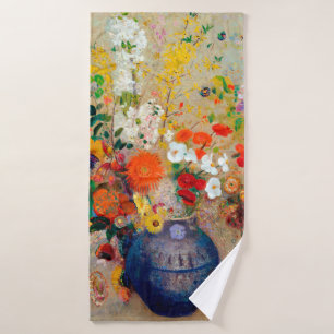 Flowers, Redon Bath Towel