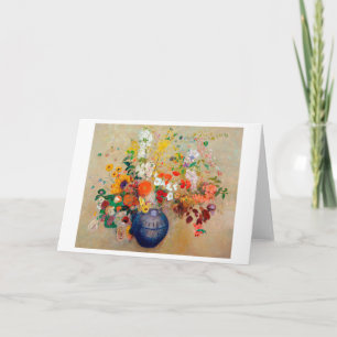 Flowers, Redon Card