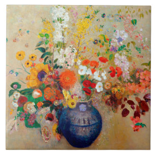 Flowers, Redon Tile