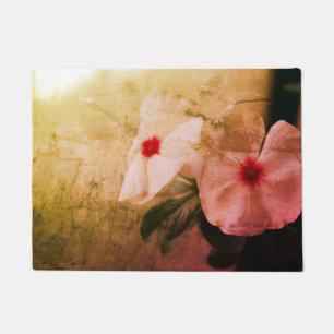 Flowers Retro Photo  Door Mat