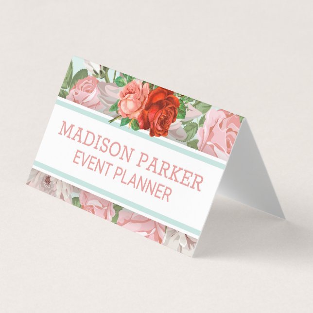 Flowers | Roses Business Card (Front)