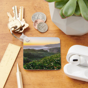 Flowers   Santa Cruz California Key Ring