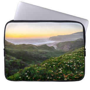 Flowers Santa Cruz California Laptop Sleeve