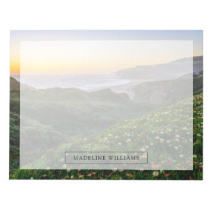 Flowers Santa Cruz California Notepad