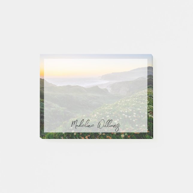 Flowers | Santa Cruz California Post-it Notes (Front)