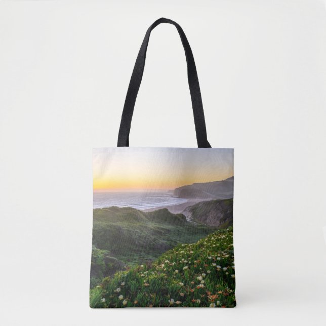 Flowers | Santa Cruz California Tote Bag (Front)