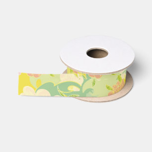 Flowers Satin Ribbon