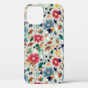 Flowers seamless pattern iPhone 12 case