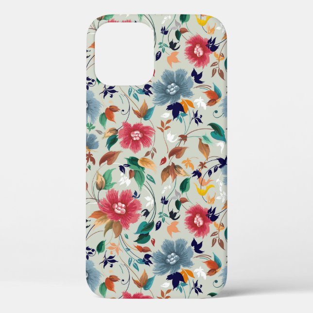 Flowers seamless pattern Case-Mate iPhone case (Back)