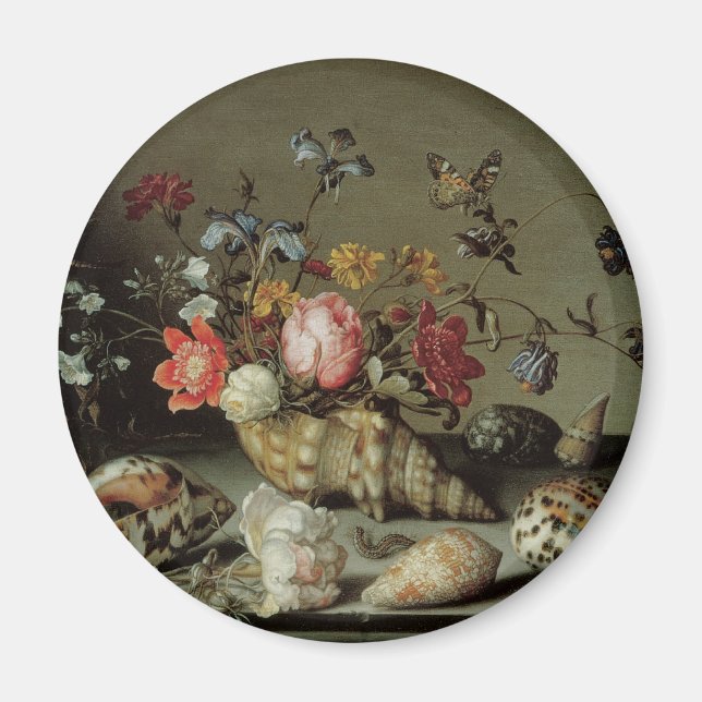Flowers, Shells and Insects Balthasar van der Ast Magnet (Front)