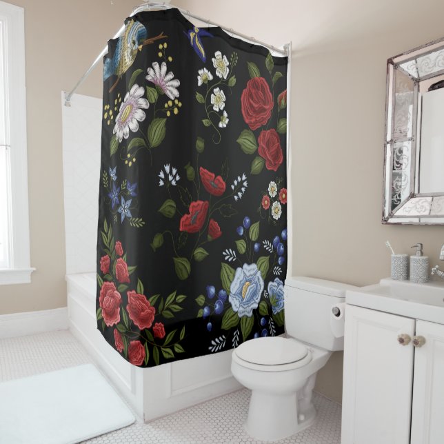Flowers Shower Curtain (In Situ)