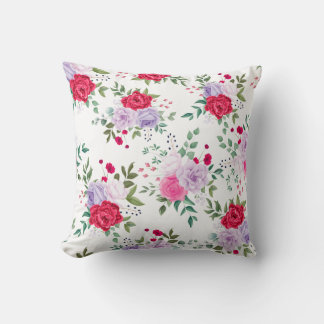flowers - Simple various colours Cushion