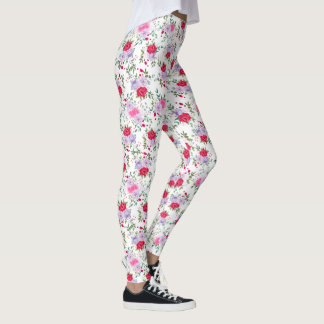 flowers - Simple various colours Leggings