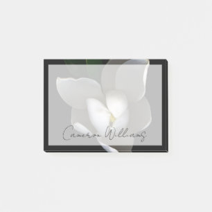 Flowers Single White Magnolia Blossom Post-it Notes