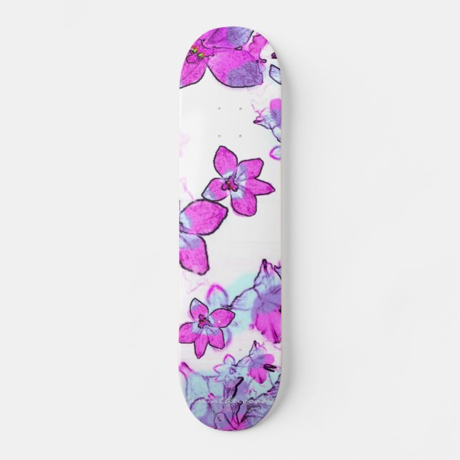 flowers skateboard (Front)