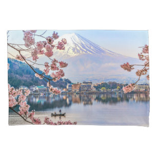 Flowers Spring Cherry Blossoms Japan Pillowcase