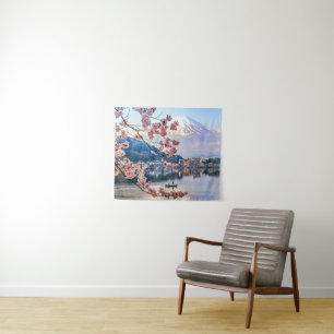 Flowers   Spring Cherry Blossoms Japan Tapestry