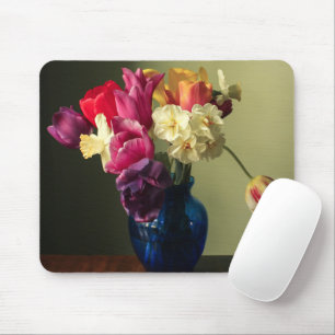 Flowers Spring Flower Bouquet Mouse Mat